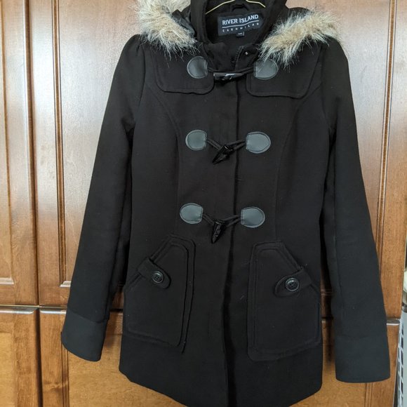 River Island Cashmilan toggle jacket XS-S - Picture 11 of 11